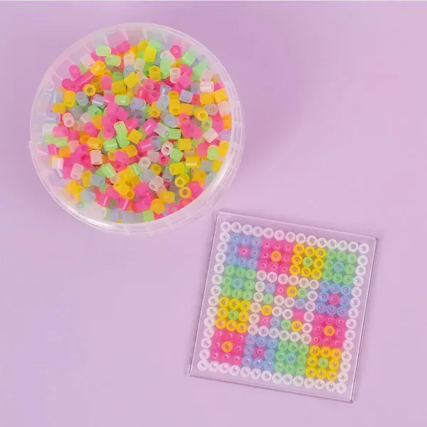 PlayBox: 5mm MIDI perlice za peglanje, 1000 komada u svijetlim prozirnim bojama slika 2
