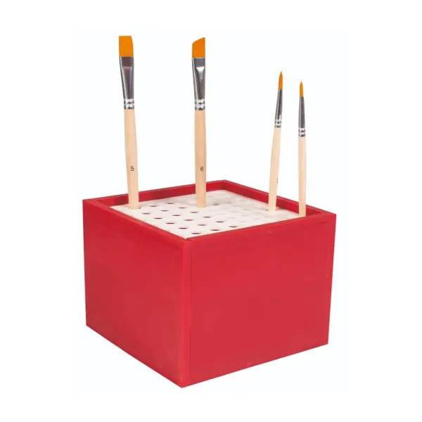 PlayBox: Kutija za držanje kistova s 64 otvora, 13x13x10 cm slika 2