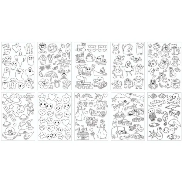PlayBox: Set bojanki s 160 naljepnica slika 2