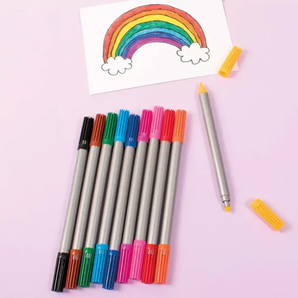 PlayBox: Set flomastera s dvostrukim vrhom, pakiranje od 10 komada slika 2