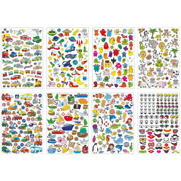 PlayBox: Vozila set od 500 mega naljepnica slika 2