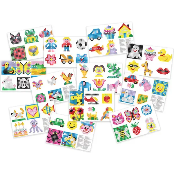 PlayBox: XL kartice s uzorcima za perlice za peglanje, set od 67 kom. slika 2
