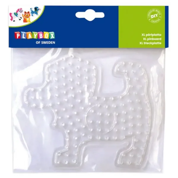Playbox: XL podloga za peglanje perlica – 1 komad (oblik mačke, psa ili konja) slika 2