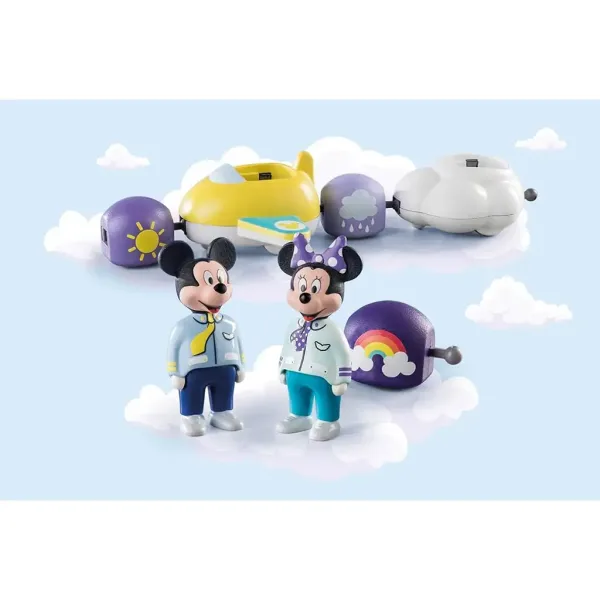 Playmobil 1.2.3 & Disney: Mickey i Minnie miš s avionom na oblaku (71320) slika 2