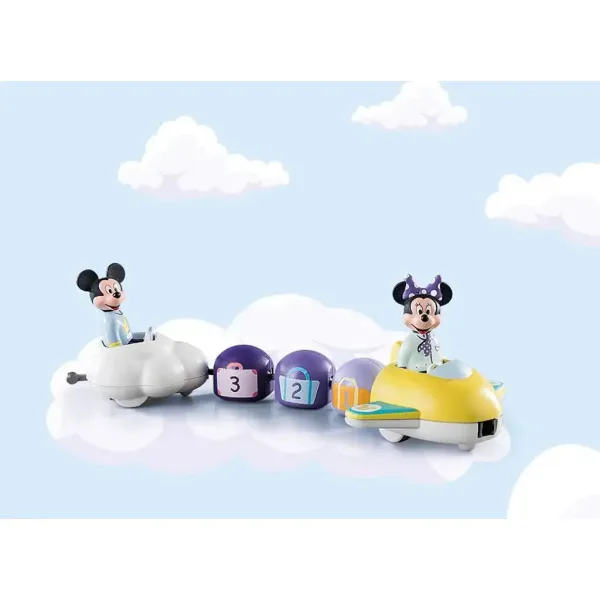 Playmobil 1.2.3 & Disney: Mickey i Minnie miš s avionom na oblaku (71320) slika 3