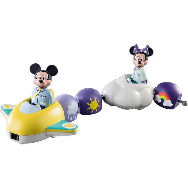 Playmobil 1.2.3 & Disney: Mickey i Minnie miš s avionom na oblaku (71320) slika 5