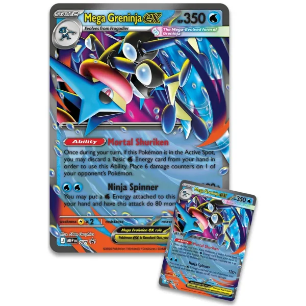 Pokémon TCG: Mega Greninja ex Premium kolekcija slika 3