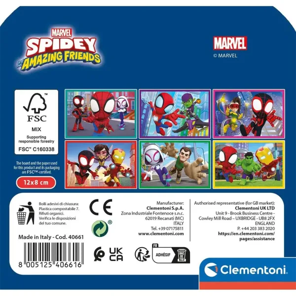 Spidey i njegovi čudesni prijatelji 6-dijelne kocke s pričom - Clementoni slika 2