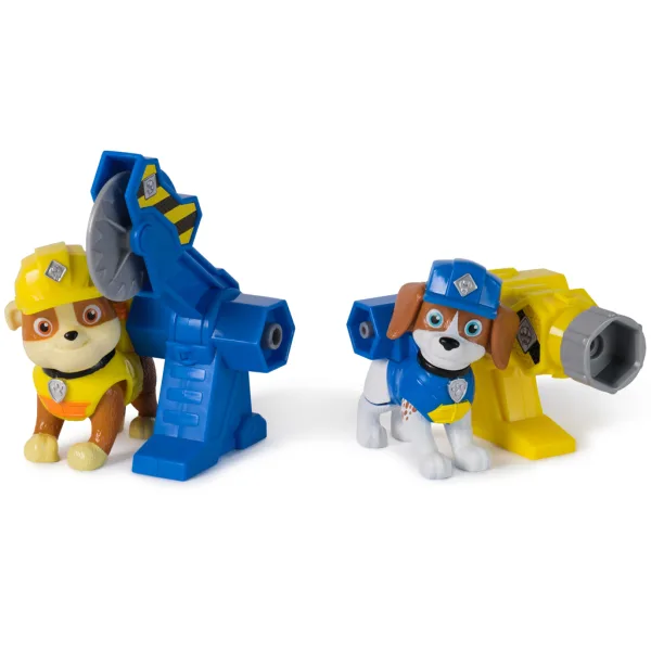 Psići u ophodnji: Rubble i njegova ekipa, psići Wheeler i Rubble s alatima - Spin Master slika 3