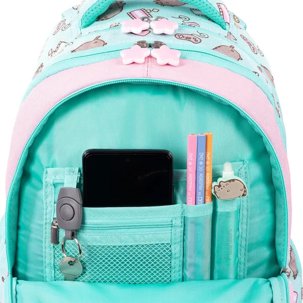 Pusheen Mint školska torba s mačkom, ruksak 40cm slika 4