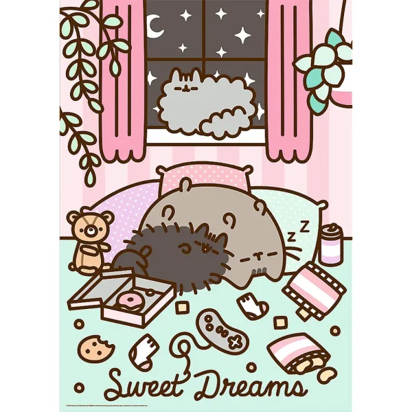 Pusheen slatki snovi 1000-dijelna Premium plus kvaliteta slagalica - Trefl slika 2