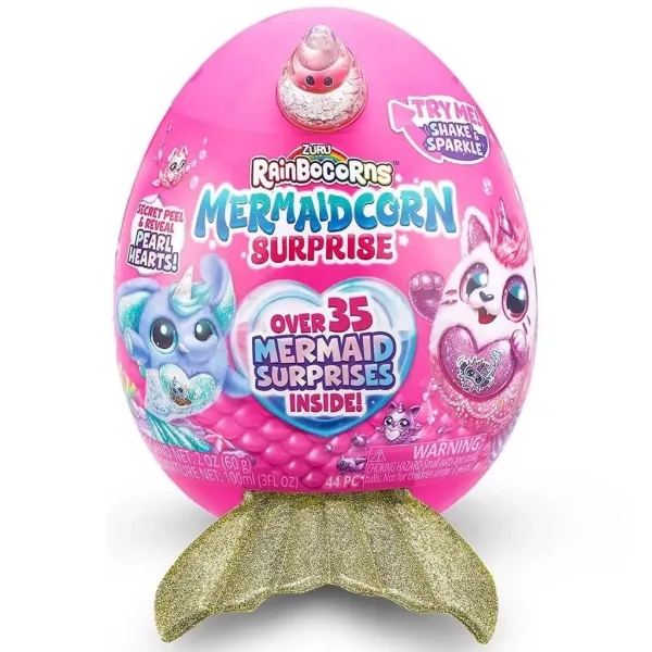 Rainbocorns: Mermaidcorn S5 Iznenađenje jaje sirena jednorog plišana figura u različitim varijantama 1 komad slika 1