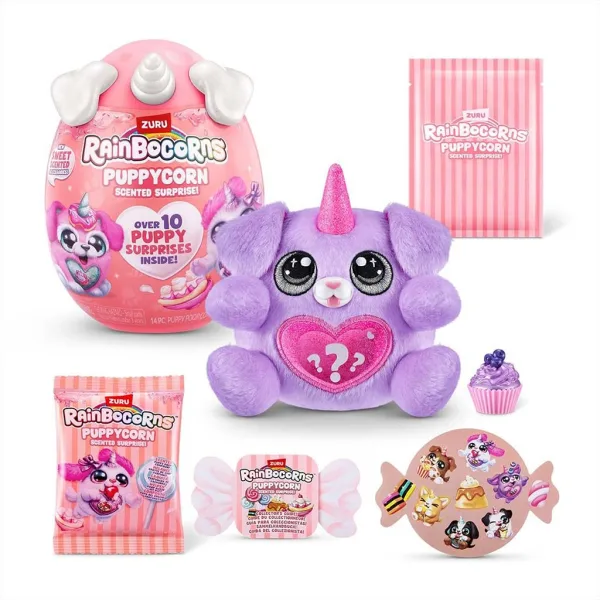 Rainbocorns: Pocket Puppycorn iznenađenje mirisna plišana figura psića u različitim varijantama 1 komad slika 6