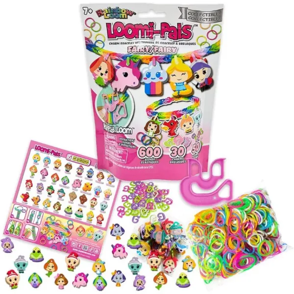 Rainbow Loom: Happy Loomi-Pals - Set za izradu gumastih narukvica: vile slika 2