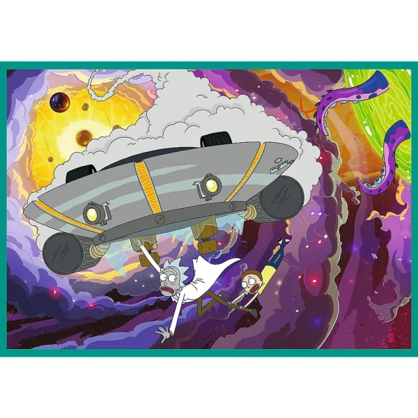 Rick i Morty Lude avanture 4x250-dijelna slagalica - Trefl slika 3