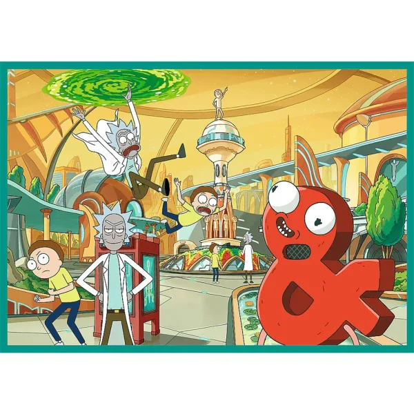 Rick i Morty Lude avanture 4x250-dijelna slagalica - Trefl slika 4