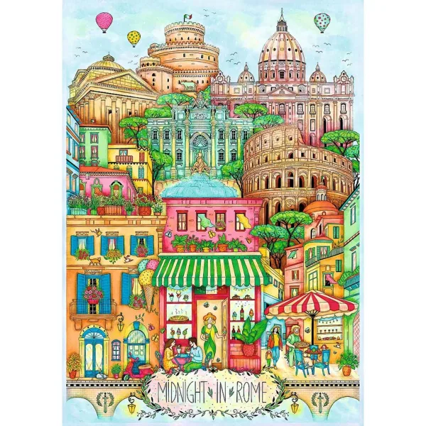 Rim u ponoć 1000 komada Premium plus kvaliteta puzzle - Trefl slika 2