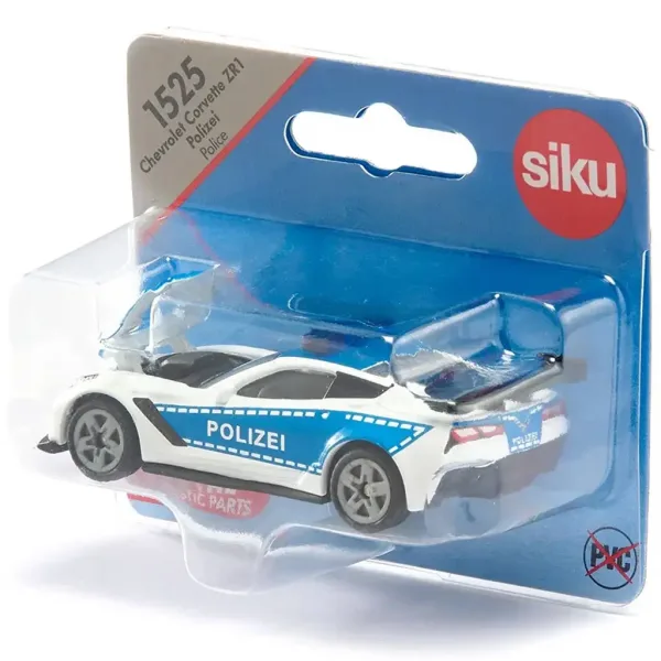 SIKU Chevrolet Corvette ZR1 policijski auto 1/64 slika 5