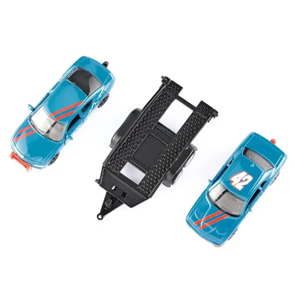 SIKU Dodge Charger + Dodge Challenger SRT Racing set malih automobila, dvodijelni set 1/55 slika 3