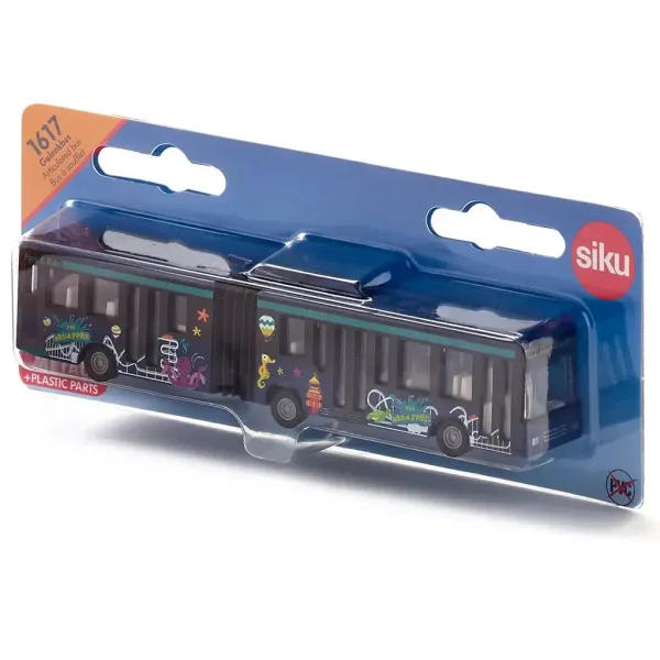 SIKU plavi gradski zglobni autobus 1/55 slika 4