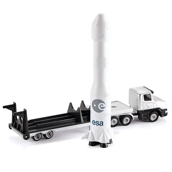 SIKU svemirska misija kamion s raketom i prikolicom 1/87 slika 2