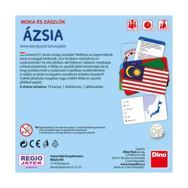 Šala i zastave - društvena igra Azija slika 2