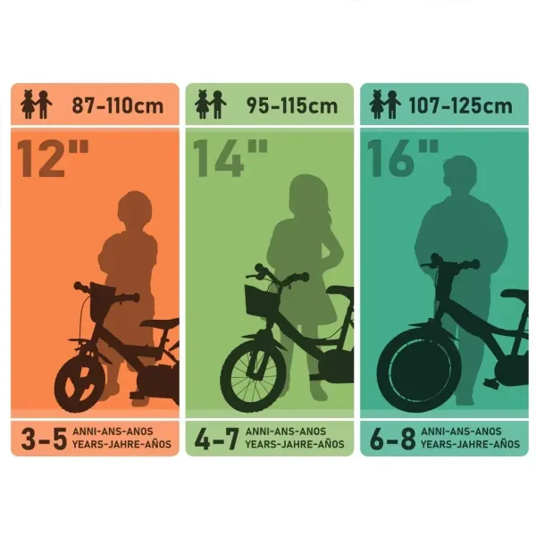 Sam, vatrogasac 12” dječji bicikl s držačem za bočicu i pomoćnim kotačima, plavo-žute boje – Dino Bikes bicikl slika 2