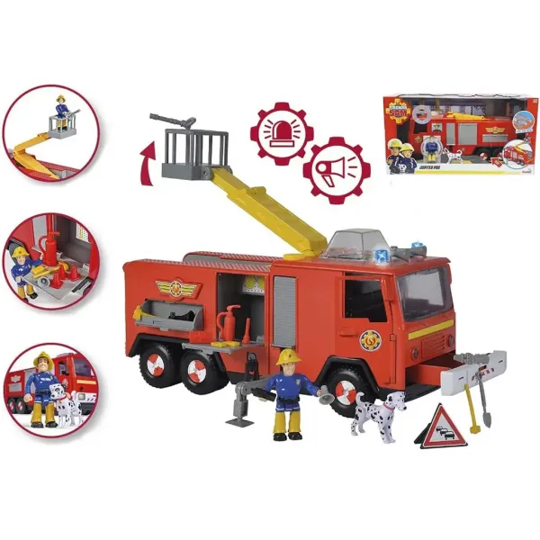 Sam vatrogasac: Jupiter set s figuricom - Simba Toys slika 2