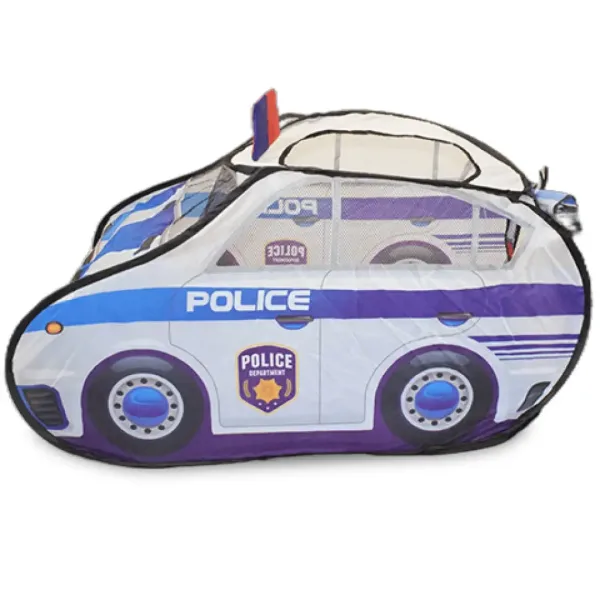 Šator za igru policijskog auta s mrežastim prozorima 99x50x50cm slika 6