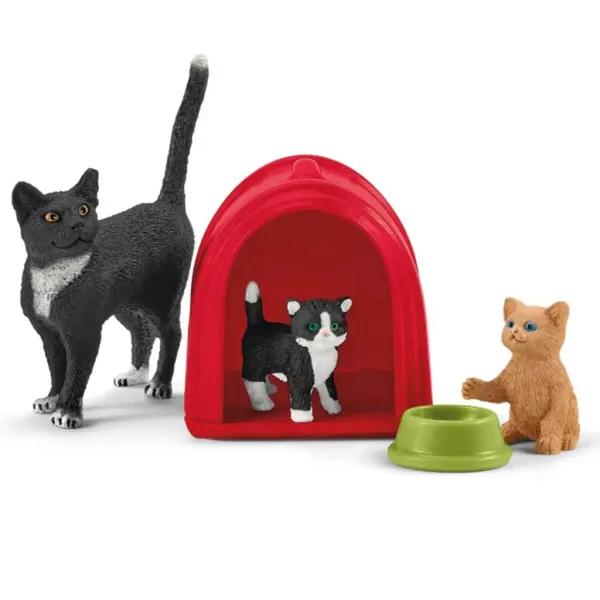 Schleich: Farm World - Igračka za slatke mačke set (42501) slika 3
