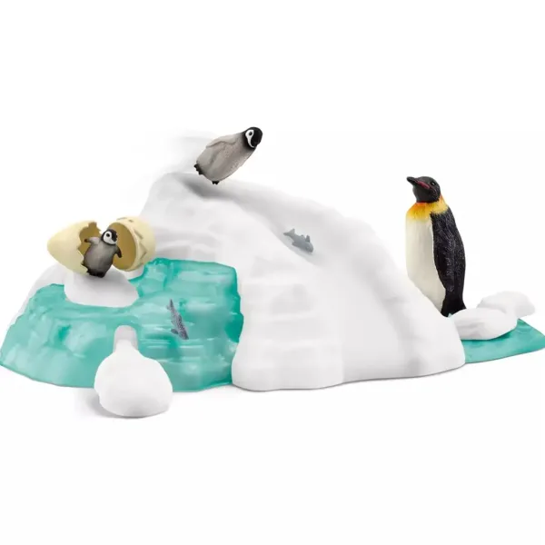 Schleich: Wild Life - Obiteljska zabava pingvina figura set (42661) slika 2