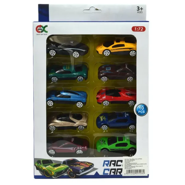 Set trkaćih automobila od 10 kom, 6 cm, mjerilo 1/72 slika 5