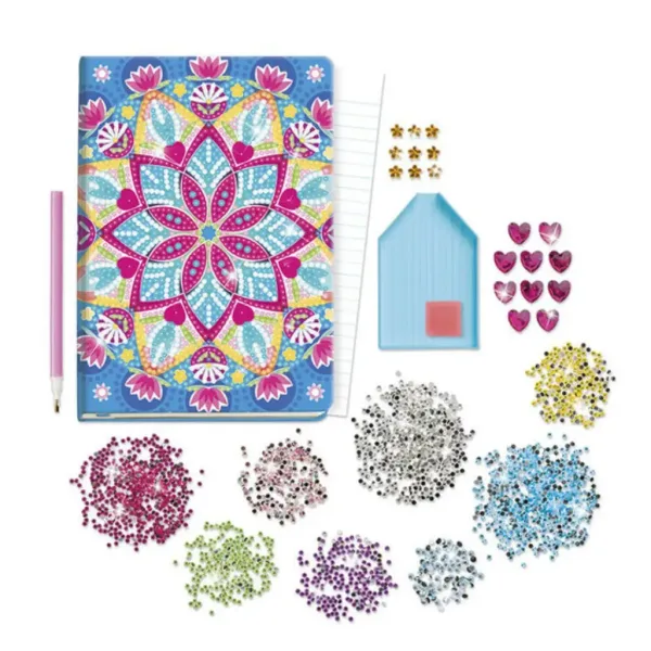 Set za dijamantno slikanje lotos mandala slika 4