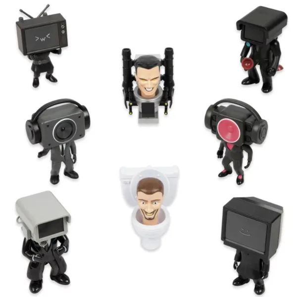 Skibidi Toilet WC iznenađenje minifigurica set 1 komad slika 2