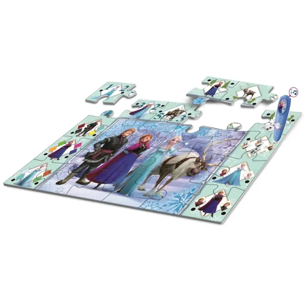 Snježno kraljevstvo interaktivni 24-dijelni podni puzzle - Clementoni slika 2