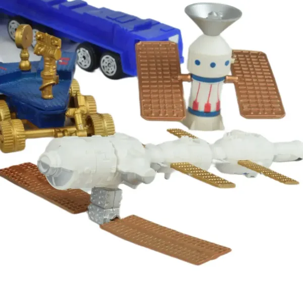 Space Team: Svemirski set igračaka s vozilima, satelitom i dodacima slika 3