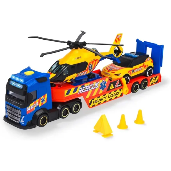 Spasioci kamion s helikopterom i autom - Dickie Toys slika 3
