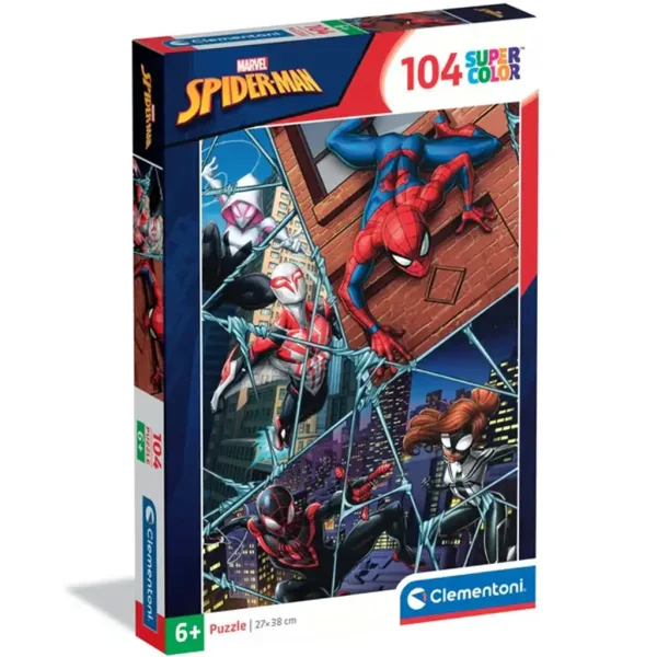 Spider-Man: Junaci multiverzuma 104-dijelna supercolor slagalica - Clementoni slika 1