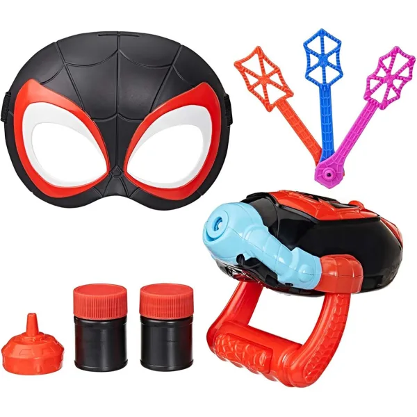 Spidey and His Amazing Friends Waterwebs Miles Morales puhalo za mjehuriće - Hasbro slika 2