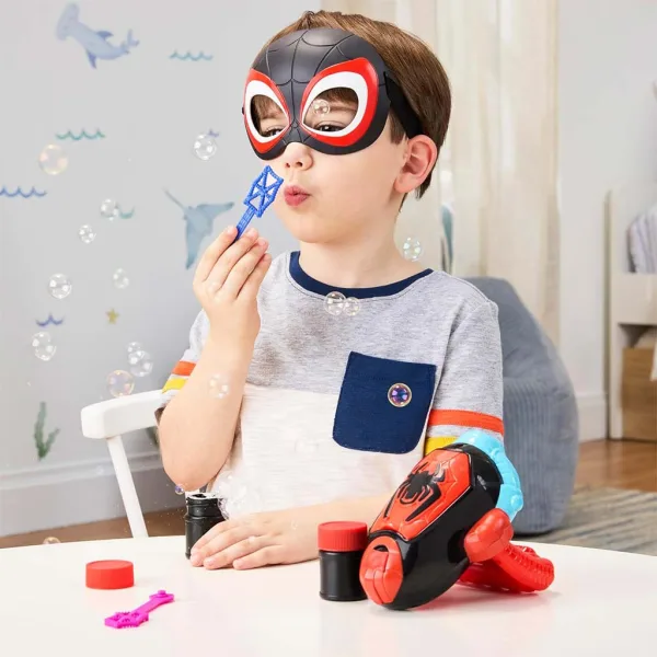 Spidey and His Amazing Friends Waterwebs Miles Morales puhalo za mjehuriće - Hasbro slika 3