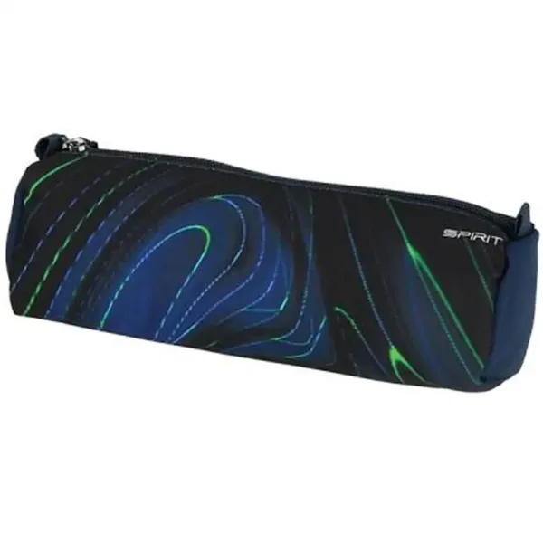 Spirit: Blue Stripes plavo-zelene pruge na crnoj podlozi školska torba, ruksak set od 4 komada 41x20x32cm slika 5