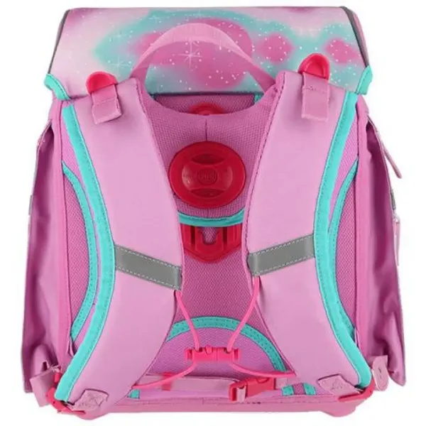 Spirit: Ergonomski set školskih torbi s 3D uzorkom jednoroga, 5 komada, s LED osvjetljenjem, 34x22x41cm slika 4