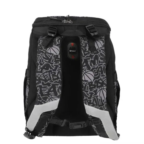 Spirit: Školska torba s uzorkom košarke, ruksak, set od 4 komada 32x19x44 cm slika 3