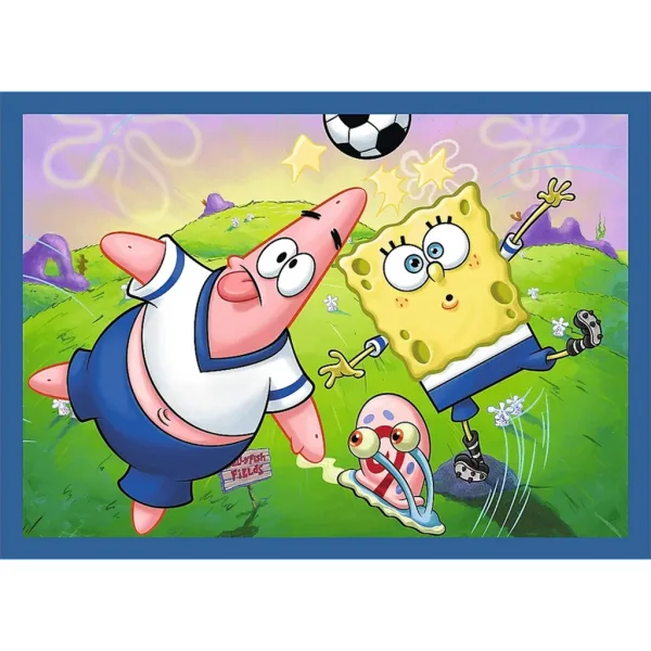 SpužvaBob 4 u 1, puzzle od 35, 48, 54 i 70 dijelova - Trefl slika 5
