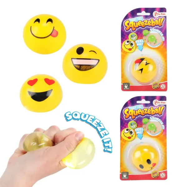 Squeezeball Emoji lopta u više varijanti 1 komad slika 2