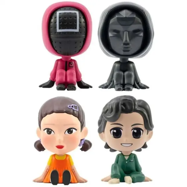 Squid Game Bobble Hero iznenađenje mini figura 8cm slika 2