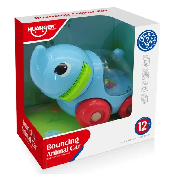 Happy World: Kotrljajuća zvečka slon, 11 cm slika 3