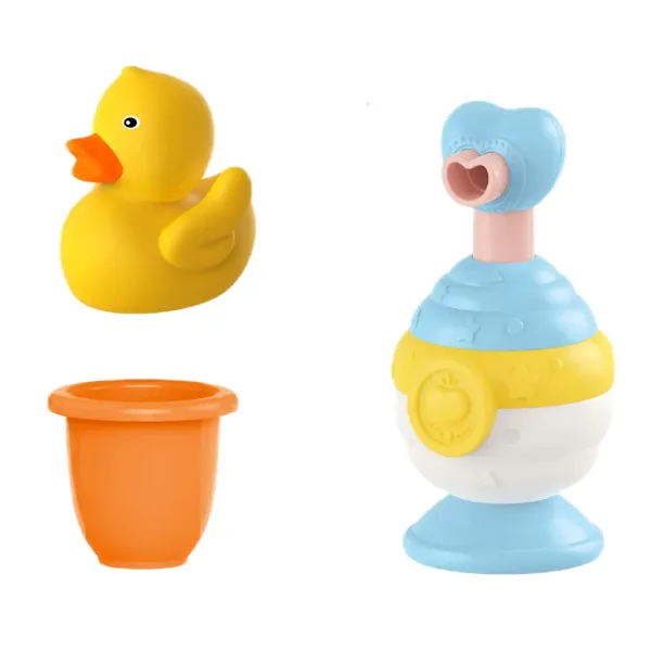 Happy World: Set igračaka za kupanje s malom patkom u dvije varijante slika 3
