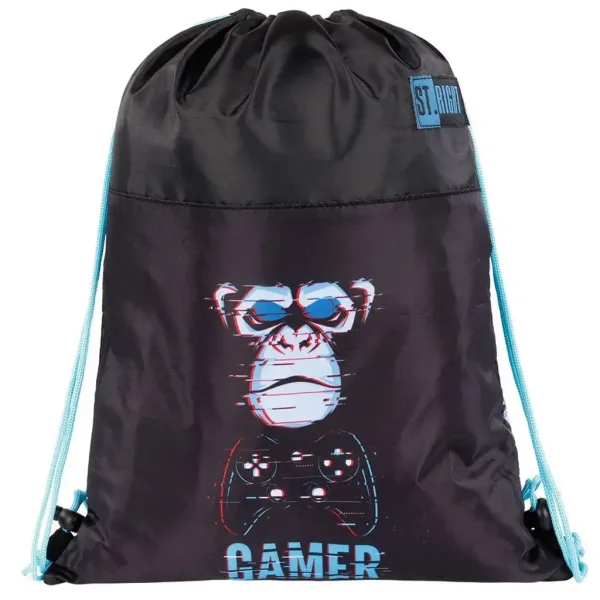 St.Right Blue Gamer torba za teretanu, sportska torba 43x32cm slika 1