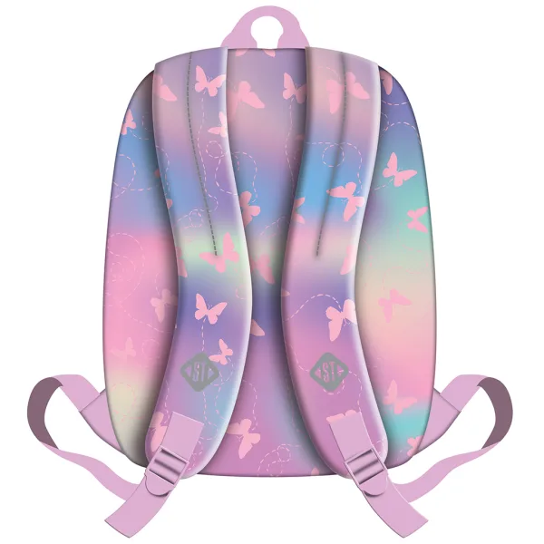 St.Right Pink butterfly ružičasta školska torba s leptirima, ruksak BP33 40x27x17 cm slika 2